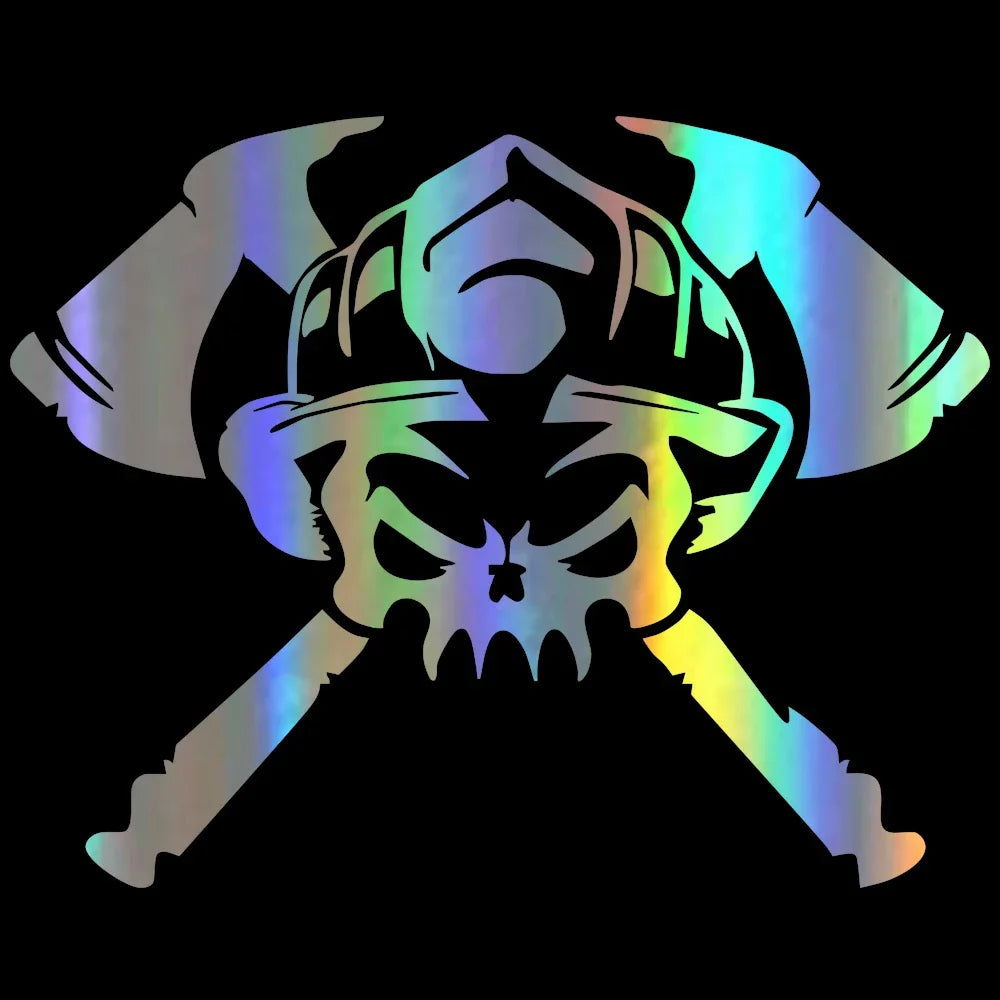 Fashion Skull Series Sticker Vinyl Reflective Funny Stickers On