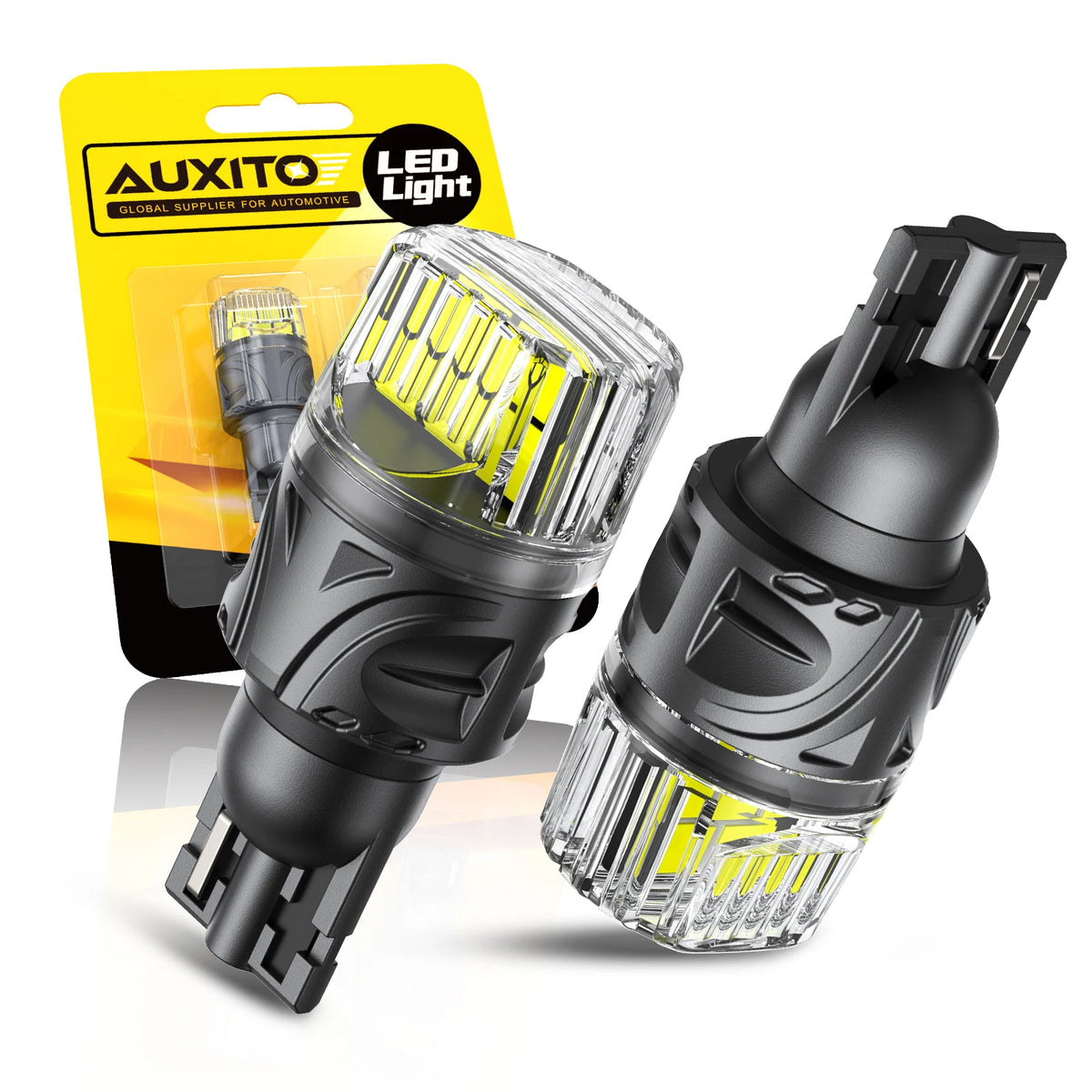 Auxito 2PCS T15 Reversing Canbus White Yellow W16W Super