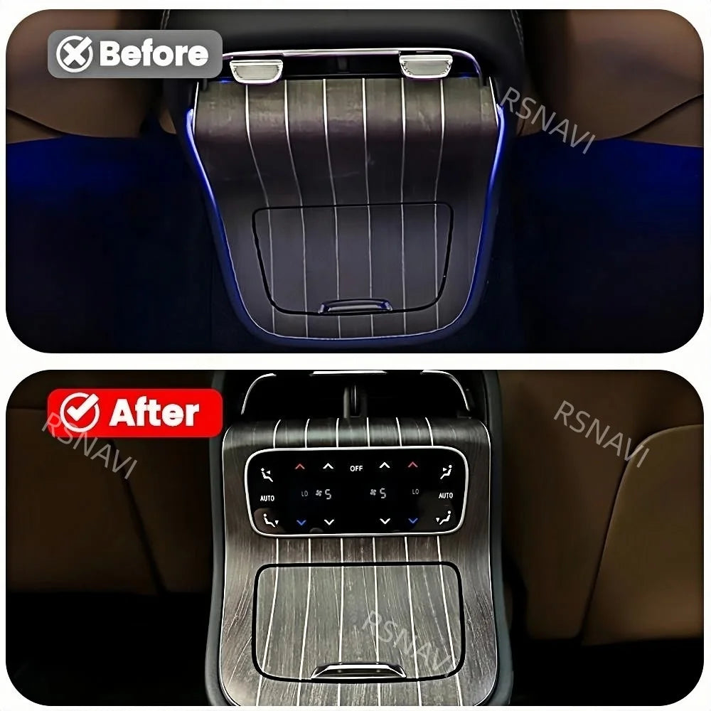 Rear Cabin Climate Control Panel Cover Ambient Lighting