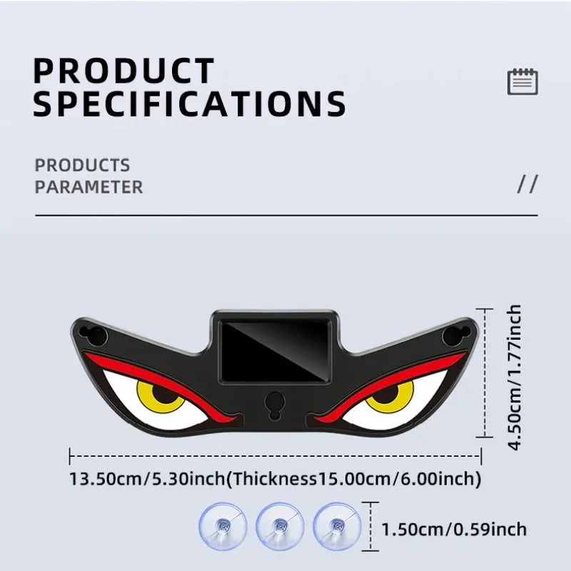 Wireless Cool Demon Eye Ambient Suction Cup USB Rechargeable