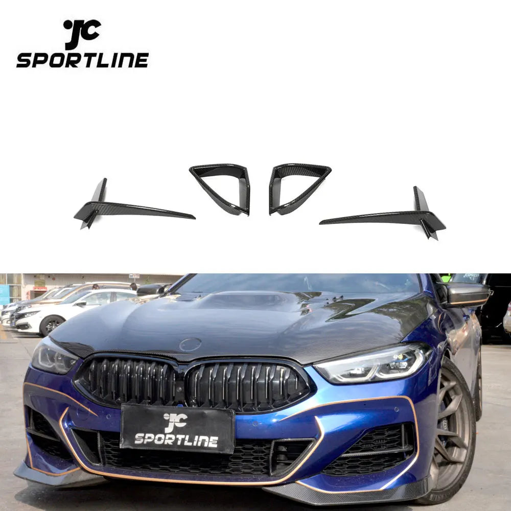 For BMW G14 G15 G16 840I Dry Carbon Fiber G15 Front Bumper Vents