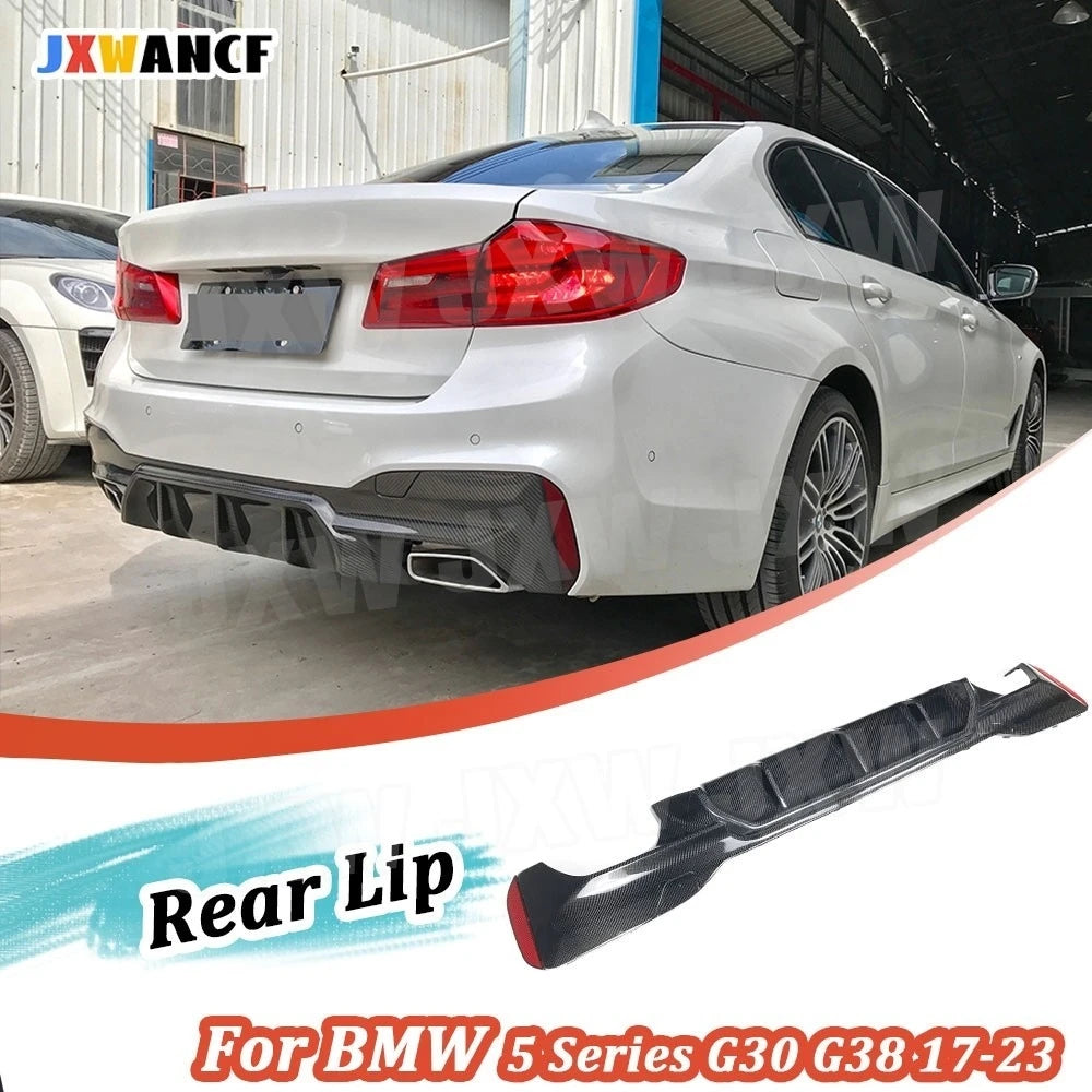 For BMW 5 Series G30 G38 Jxwancf Dry Carbon Fiber Rear Bumper