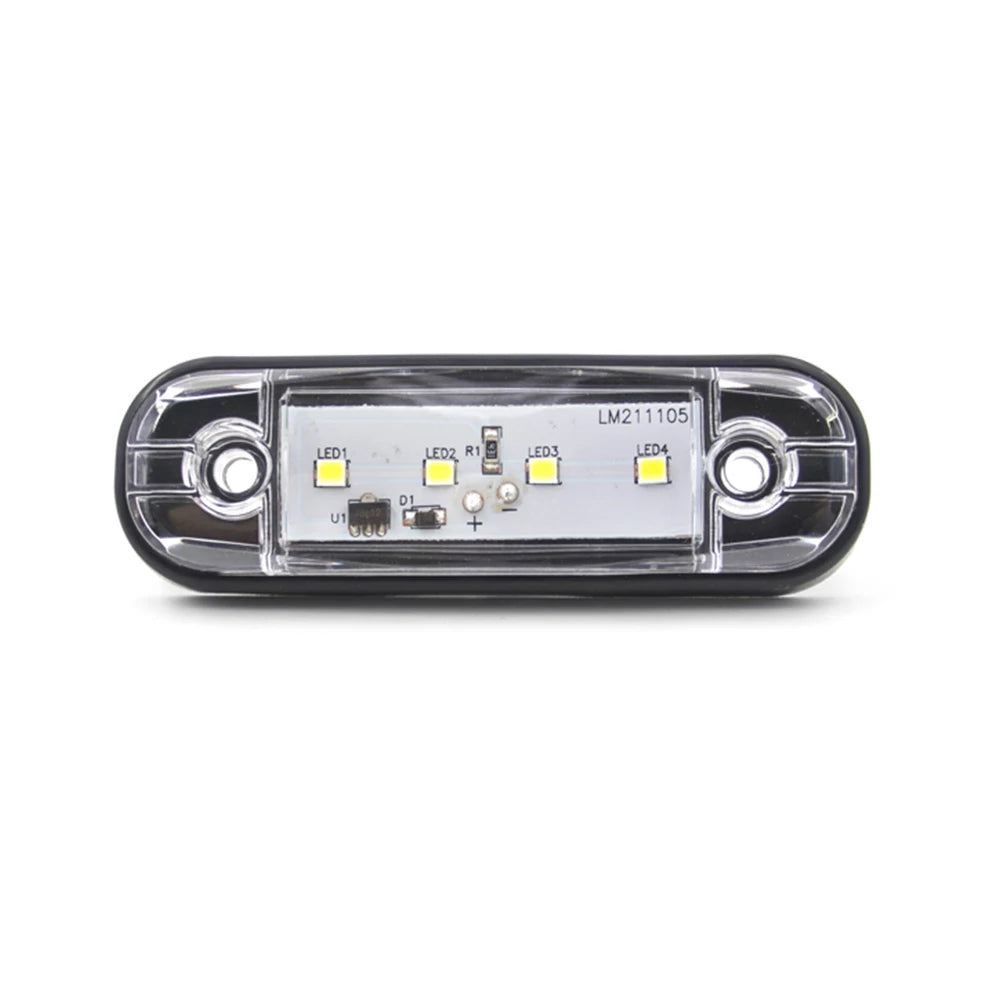 10PCS 12V 24V Side Marker External Warning Taillight Signal
