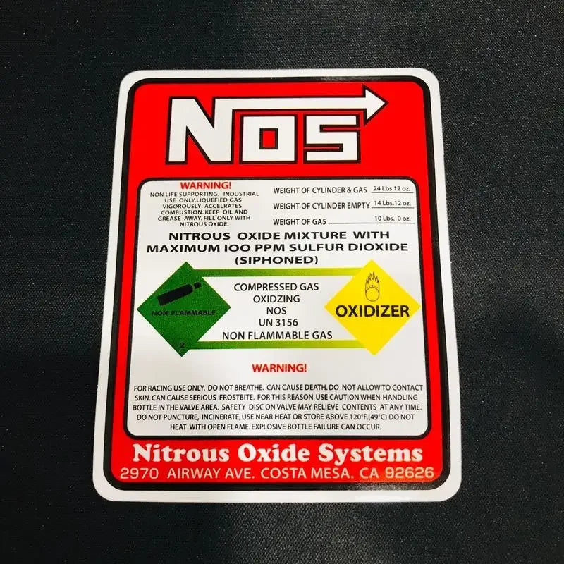 2PCS Stickers Reflective Nitrogen Acceleration Body Rear Window