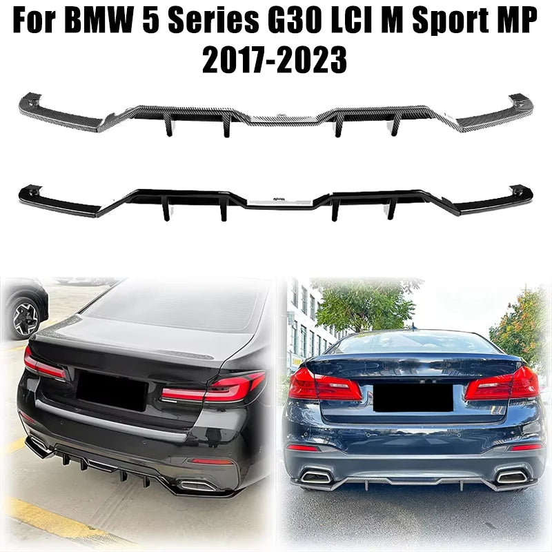For BMW 5 Series G30 Lci 3PCS M Sport Mp 2017-2023 Rear Bumper