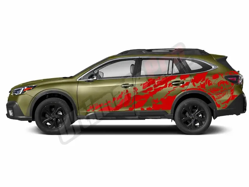Scull Decals Compatible Subaru Outback Sport 2015 2019 2020