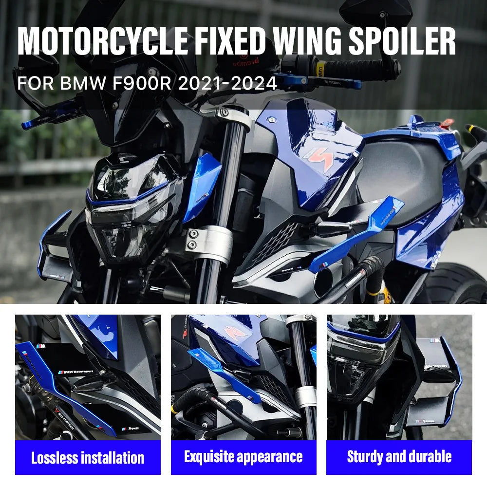 For BMW F900R F 900 R Motorcycle Fairing Fixed Wings 2021-2024