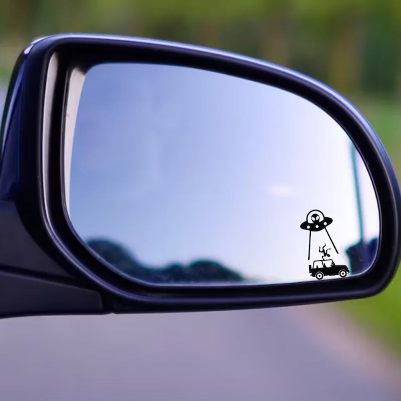 Set Tiny Alien Small Sticker Window Bumper Cute Stickers