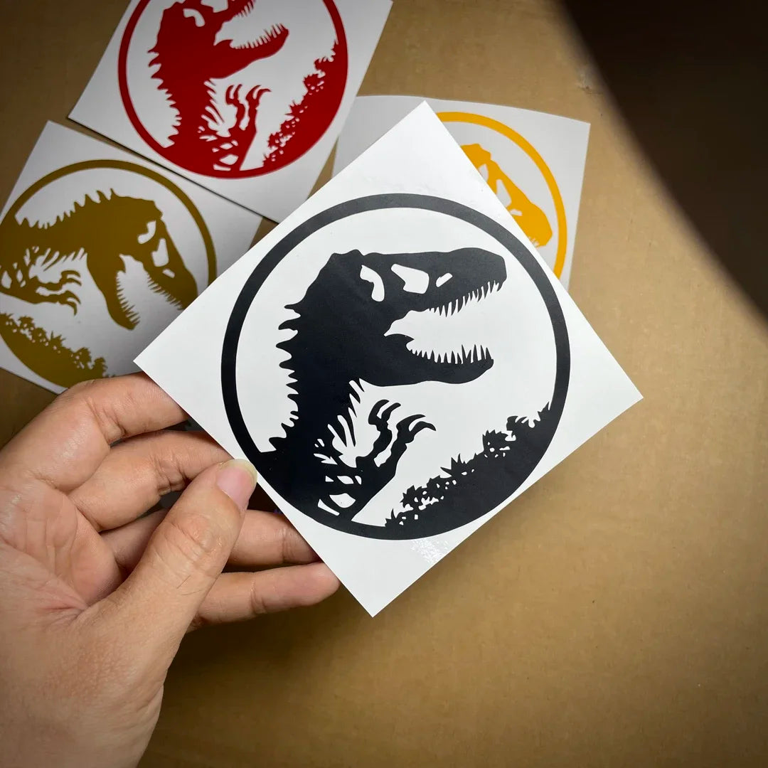Dinosaur Era Pickup Vinyl Decal Personalized Side Window Body