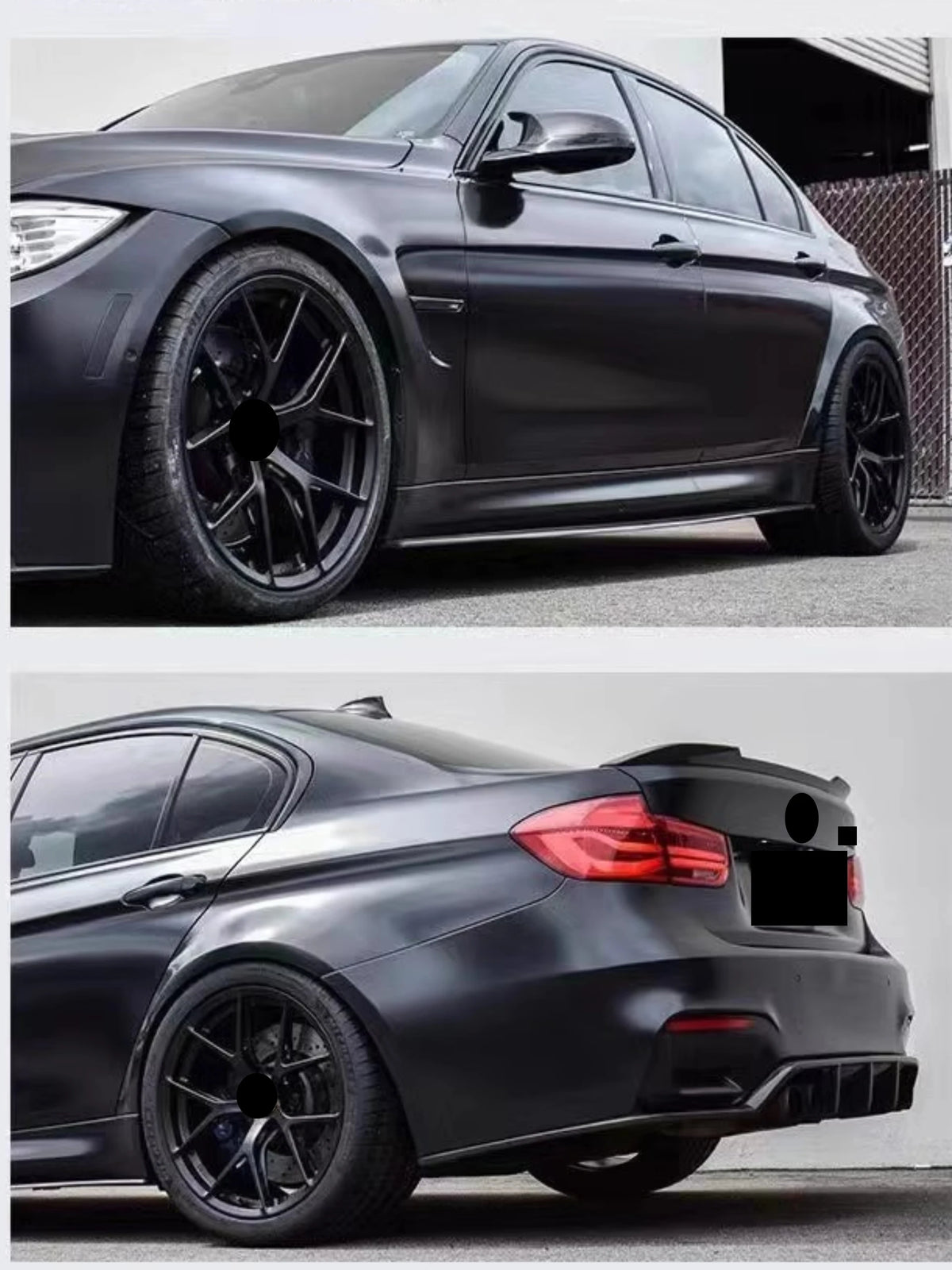 For BMW 3 Series F30 F35 Front Rear Bumper Side Skirt Engine