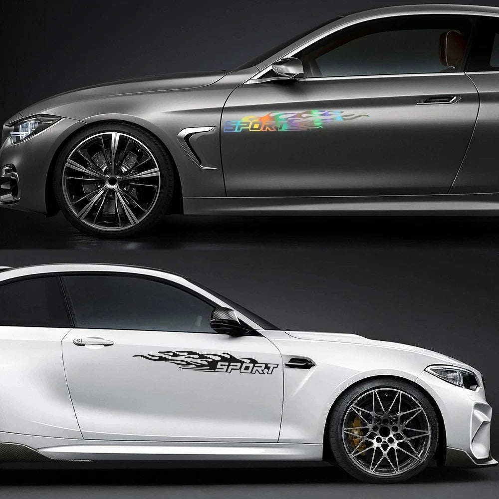 Sticker Sport Pvc Decal Kit Door Side Hood Wrap