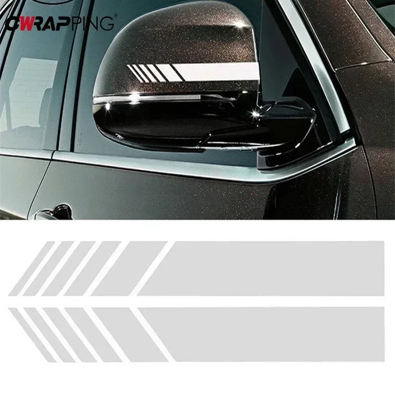 For Rearview Mirror Motorcycle Reflective Waterproof Vinyl