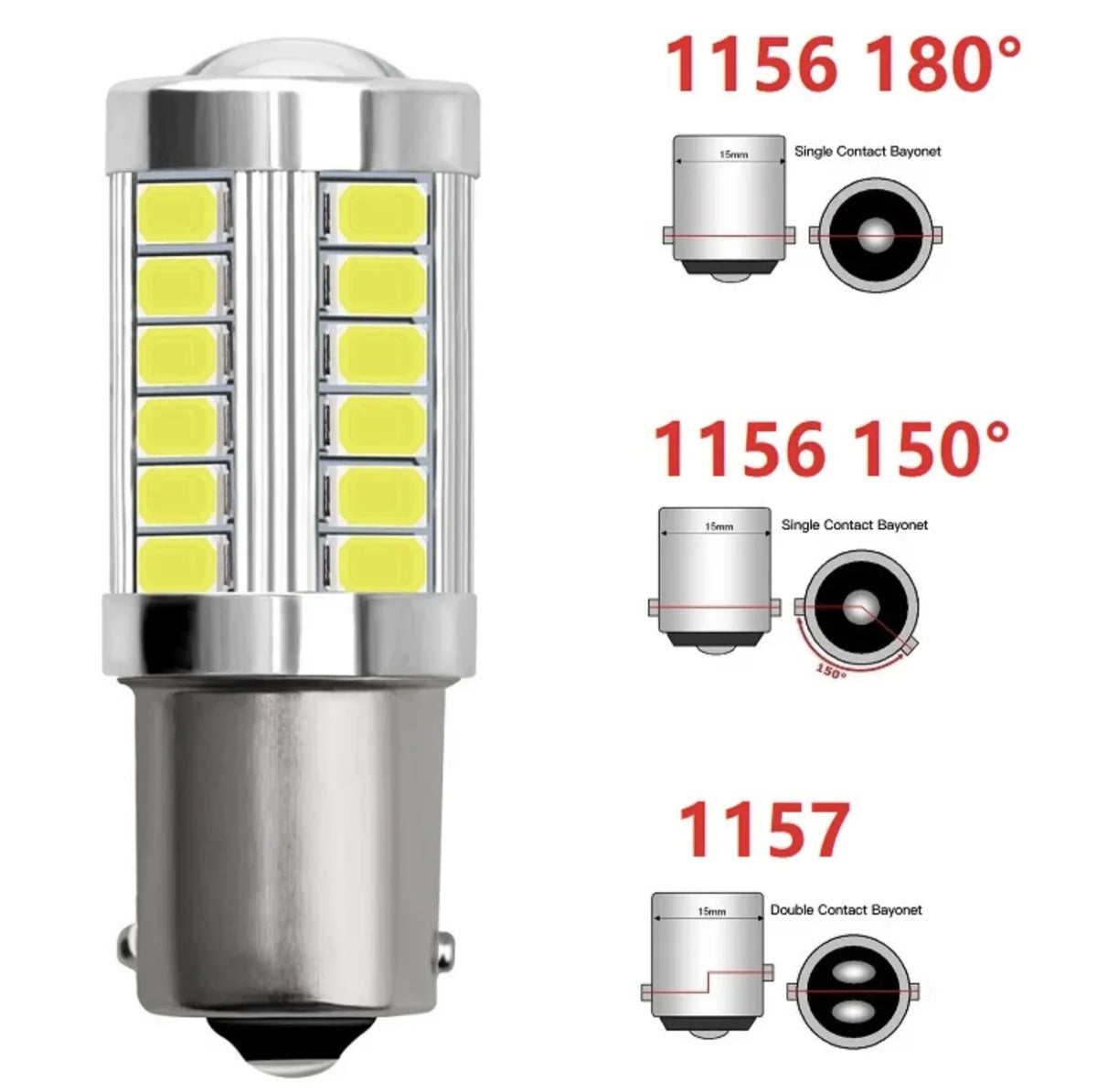 Bulbs Turn Signal py21w P21 5W 1156 ba15s 1157