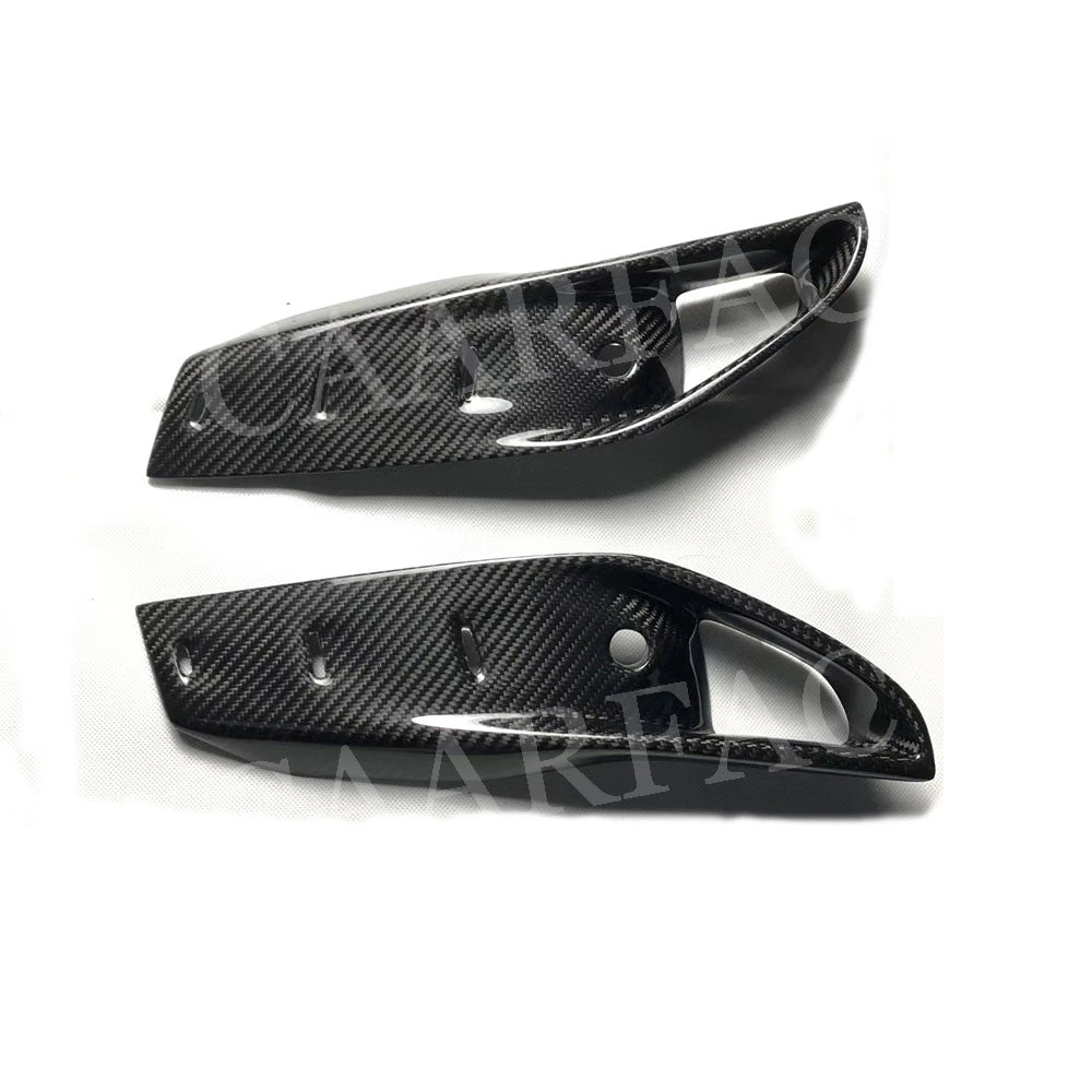 For BMW X5M F85 X6M F86 Dry Carbon Fiber Front Foglight Eyelids