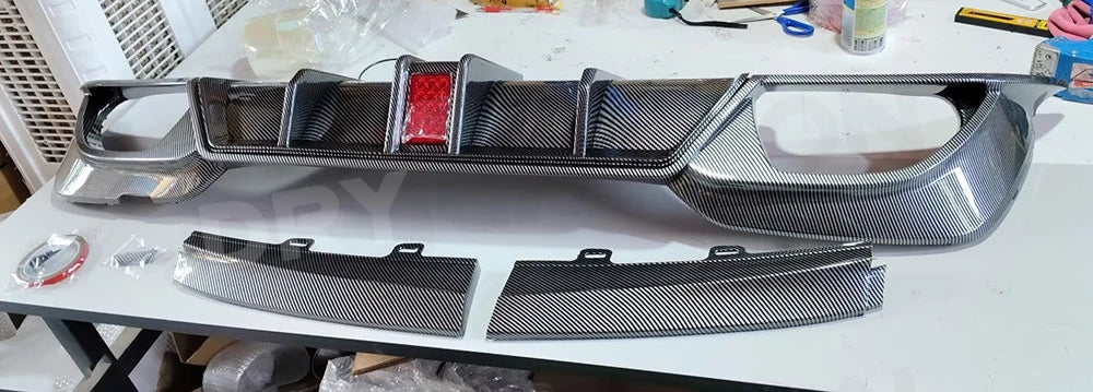 For BMW 3 Series G20 G28 Rear Bumpers Lip Diffuser Side