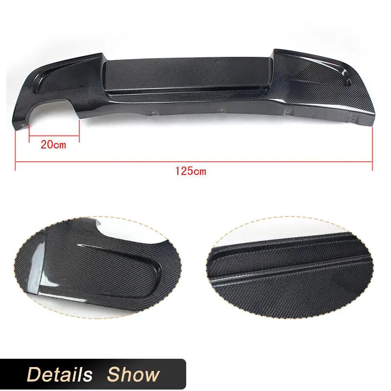 For BMW 1 Series E87 M-Sport Rear Bumper Diffuser Lip Spoiler