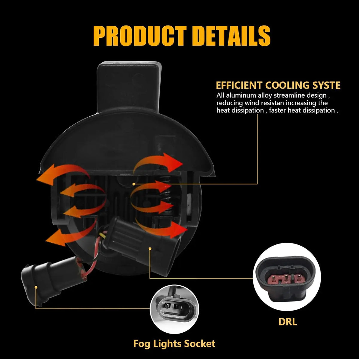 For Dodge Dakota 1997-2000 Daytime Running Fog 1998-2000 Durango