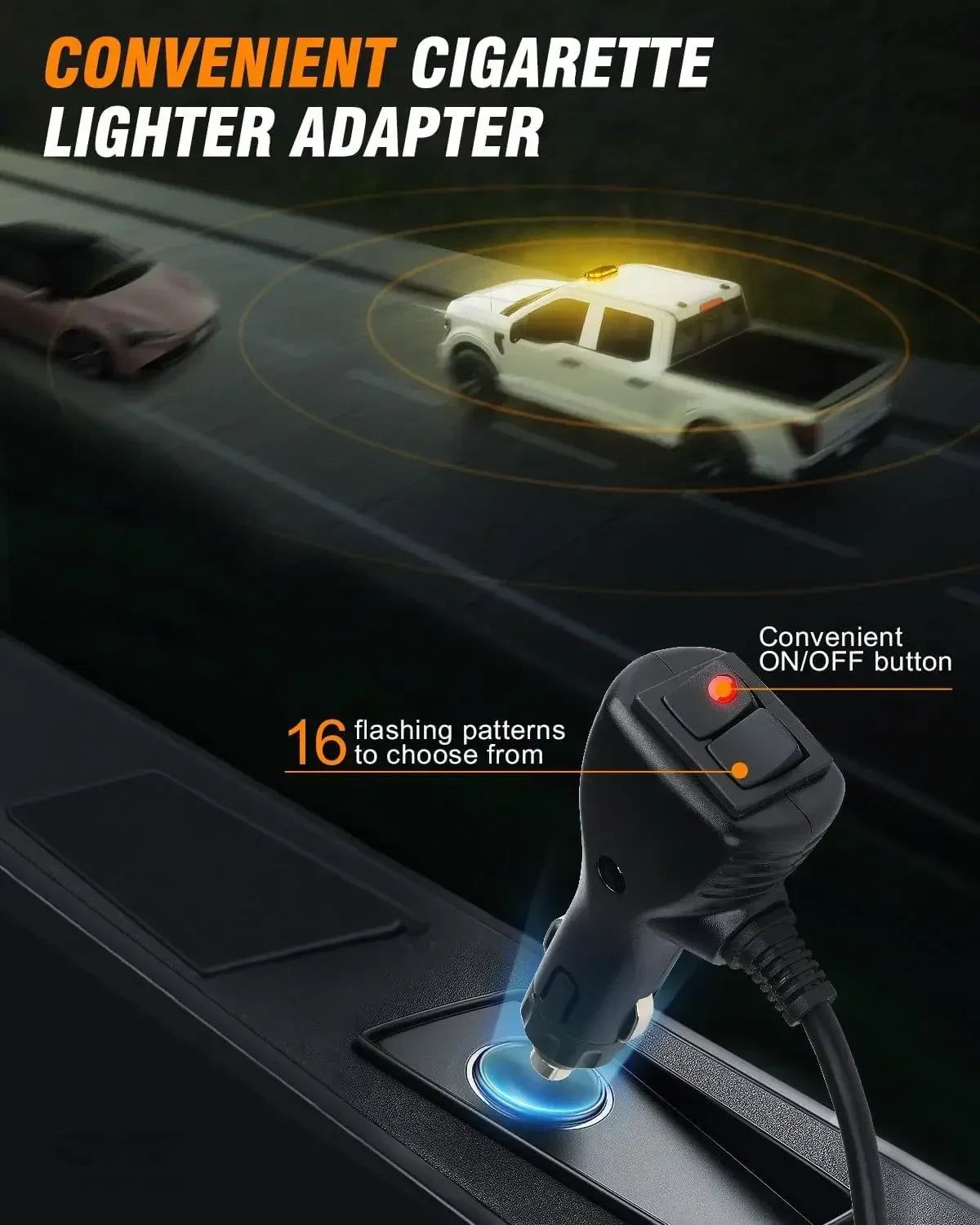 Roof Strobe Beacon Bar Rooftop Hazard Warning Emergency Safety