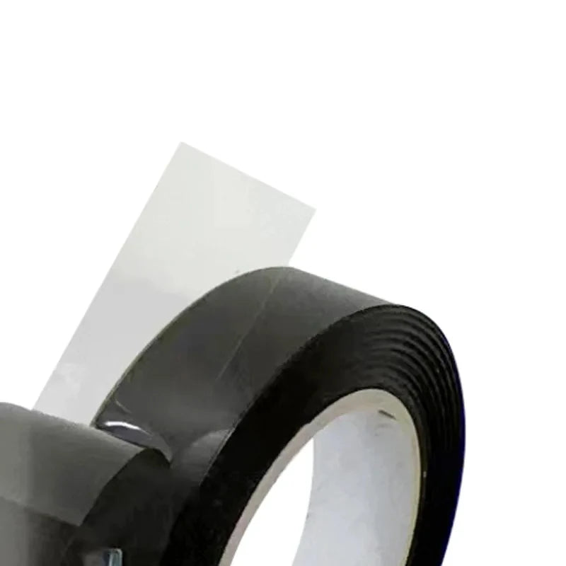 For 18 In 1 Acrylic LED 25M Roll Smoke Matte Black Tape Guide