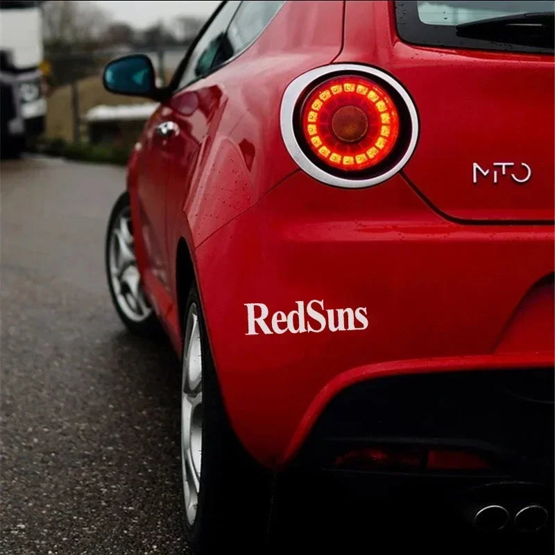 20x5cm Redsuns Initial D Jdm Sticker Body Bumper Window