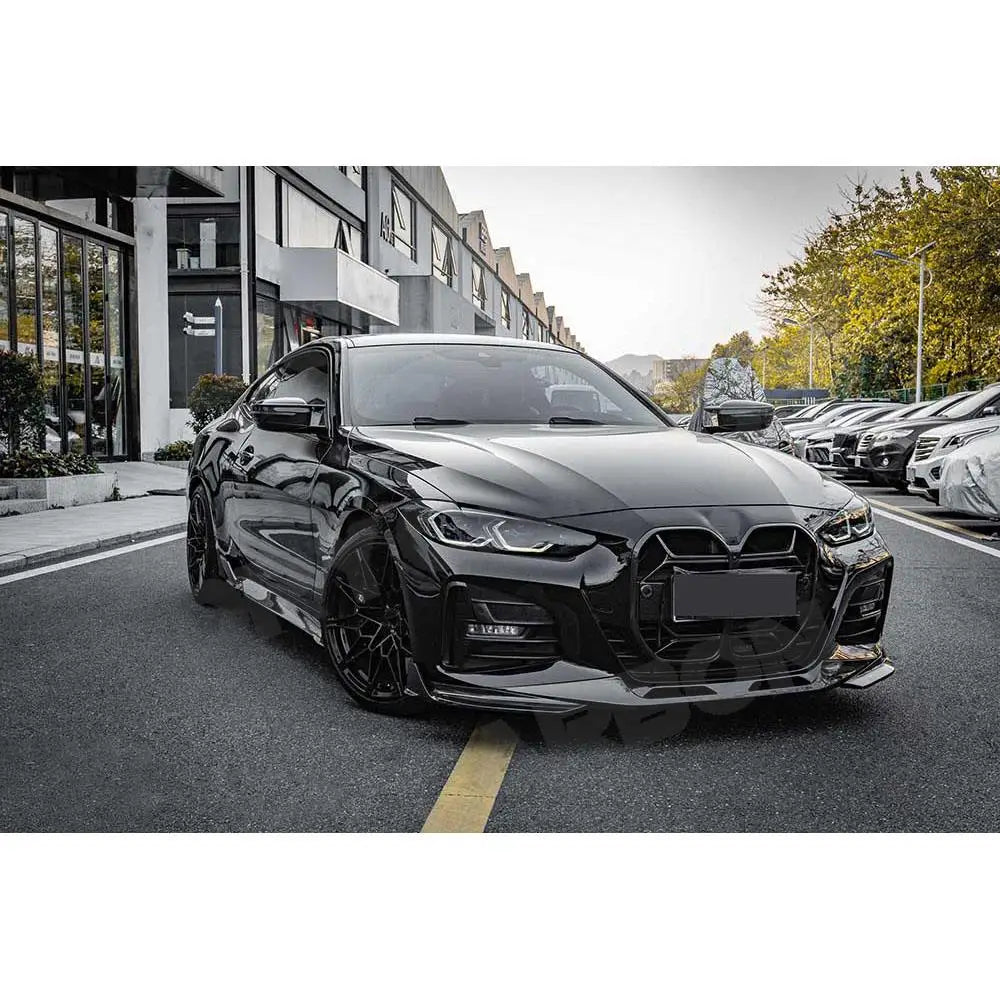 For BMW G22 G23 Coupe 2021+ Dry Carbon Fiber Front Bumper Lip