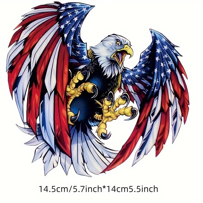 For Motorcycle Stickers Eagle Cartoon Window Decal Scratch Cover