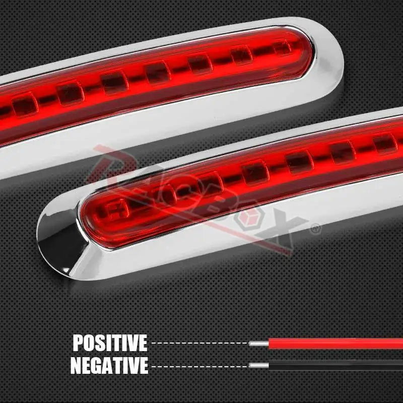 Truck Trailer Side Marker 9LED Oval Clearance Warning Signal