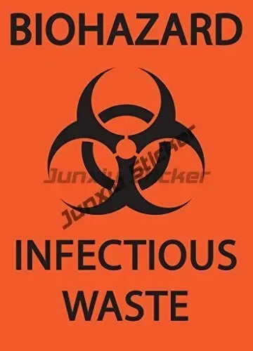 Biological Hazard Decals Biohazard Risk Warning Round Square