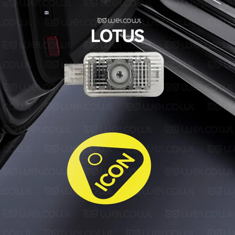 For Lotus Emira Eletre Emeya Hd Welcome Door No Fading Icon