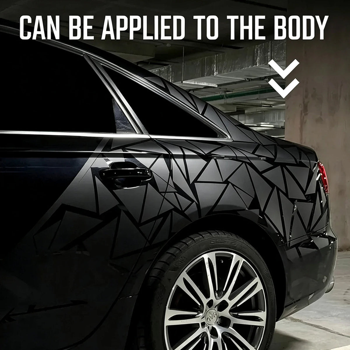 For Vehicles Stickers Large Triangle Design Side Body Window