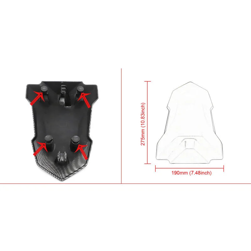 For BMW S1000RR 2022 2021 2020 Rear SEAT Cover Tail Section