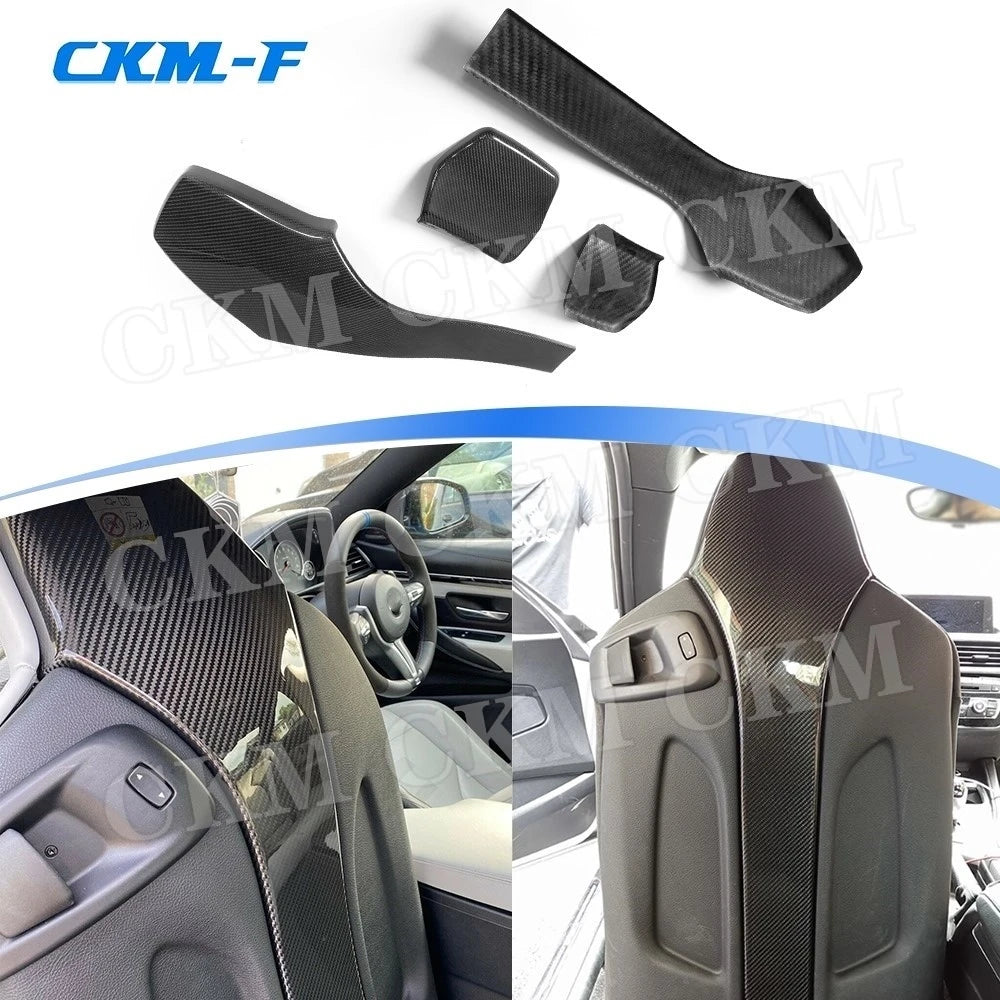 For BMW F80 M3 F82 F83 Dry Carbon Fiber M4 F87 M2 M2C Sedan Coupe
