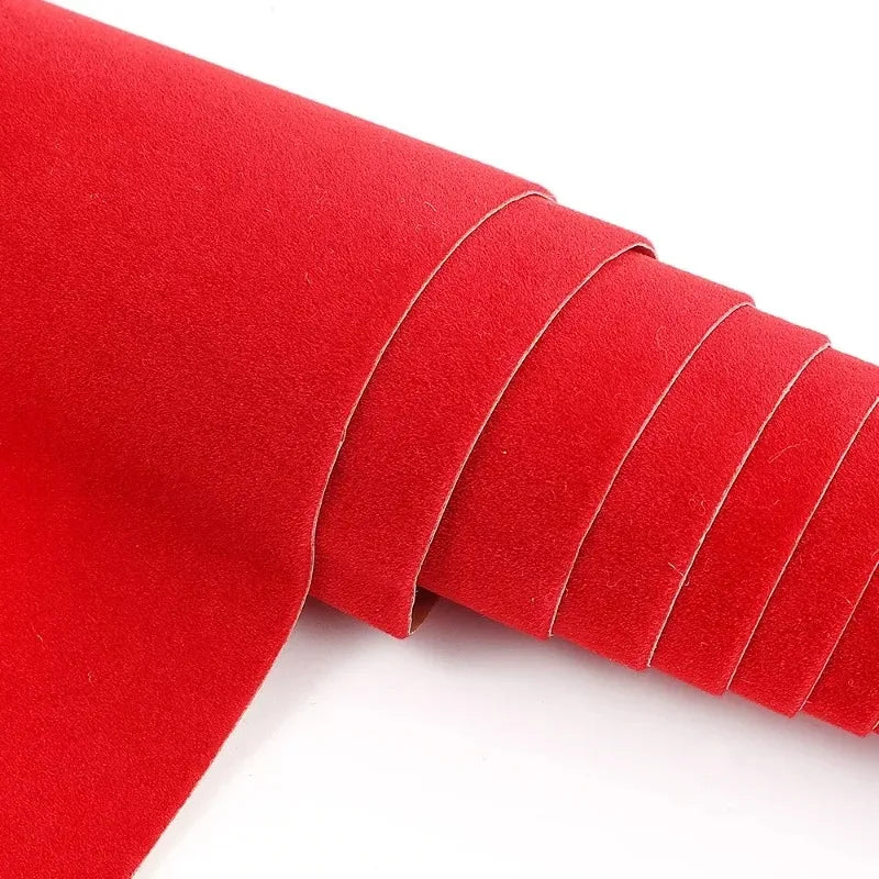 Soft Velvet Cloth Sticker Fluff Fabric Suede Wrapping Film