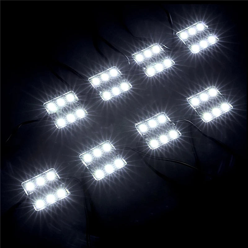 For Rv 2M Pickup Truck Bed Ambient Lighting 12V 6000K 10PCS
