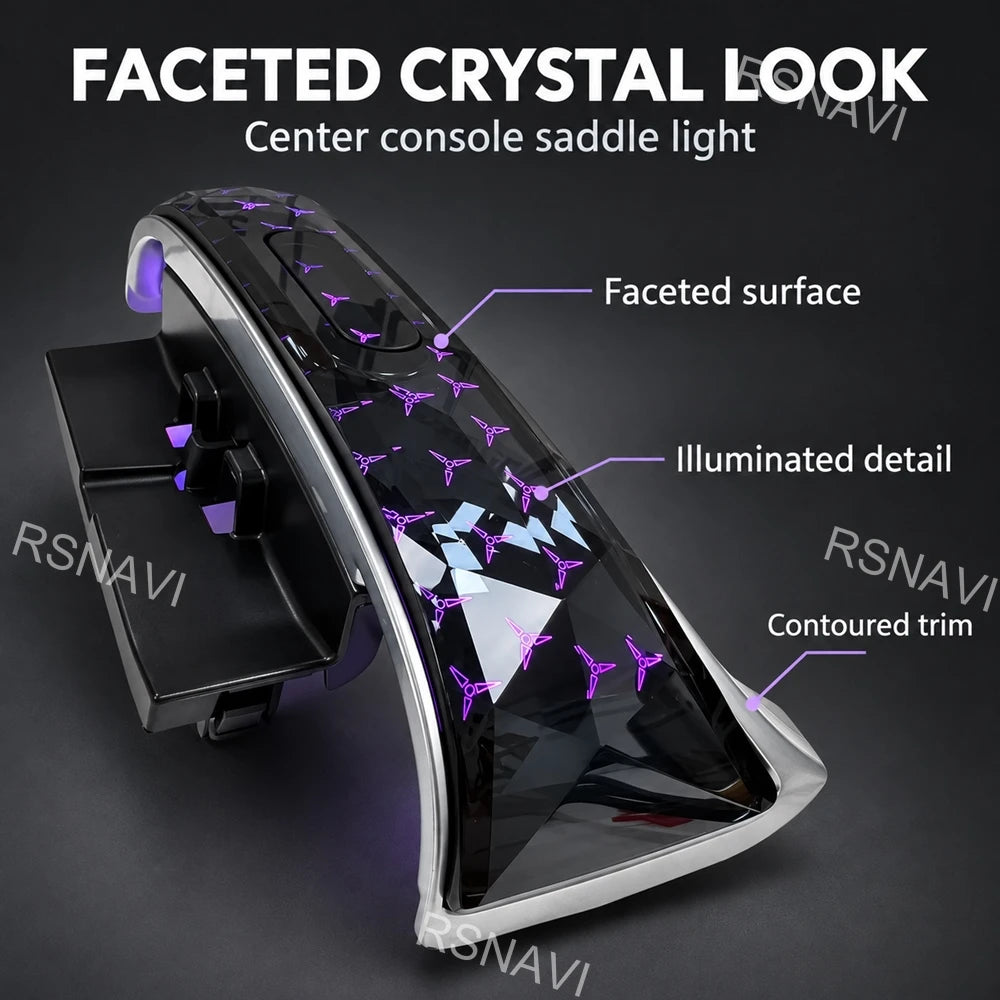 crystal-style Center Console Saddle Ambient Compatible