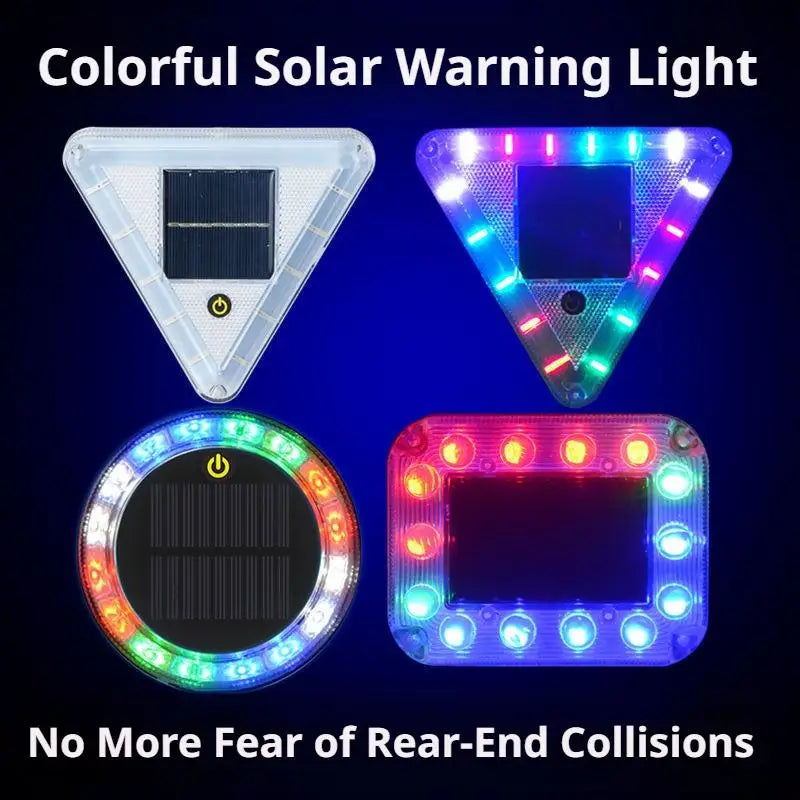 Truck Solar Powered Warning Flashing Anti Collision Tail Touch