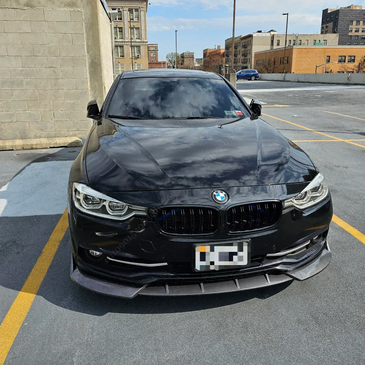 For BMW 3 Series F30 F31 Front Bumper Splitter Lip Spoiler