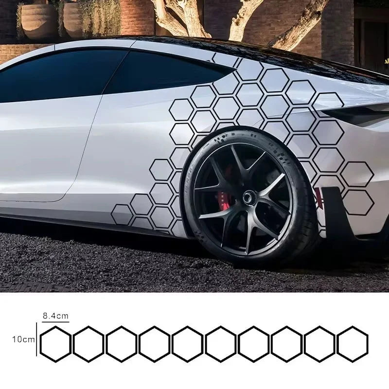 Sticker Honeycomb Graphics Film Cars Body Decor Stickers Exterior