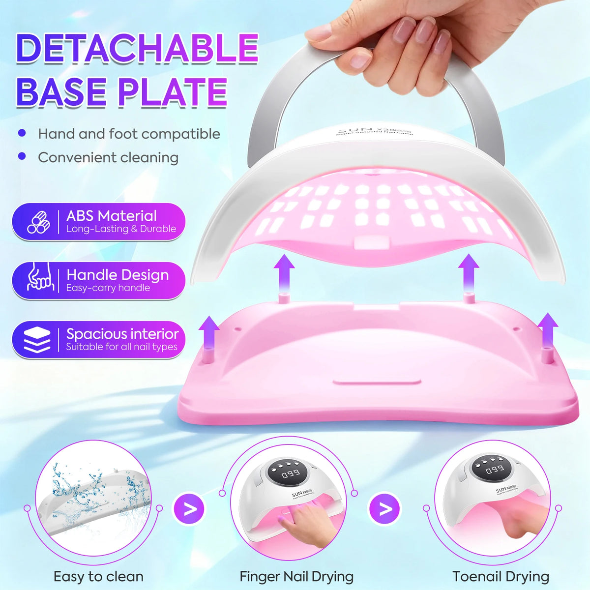 For Nails 380W Gel Polish Drying Dianabeauty 90leds Uv Nail