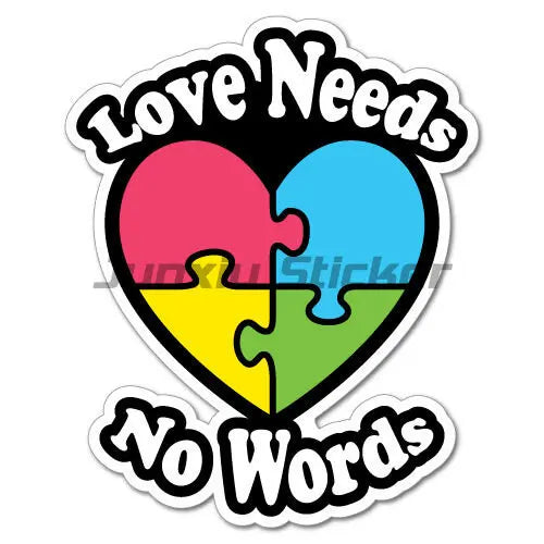 Children Adults Autism Awareness Safety Sticker Window Decal