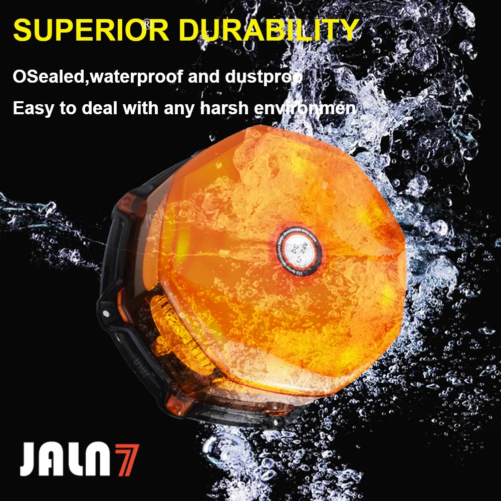jaln7 Beacon Amber Strobe Warning Truck Fire Engine Bus