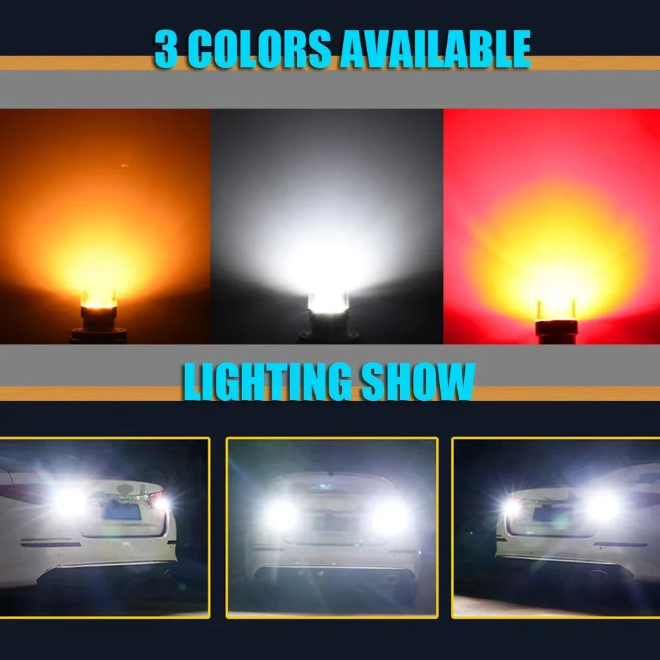 50PCS 1156 ba15s 1157 bay15d Bulbs 12V 3030 10SMD