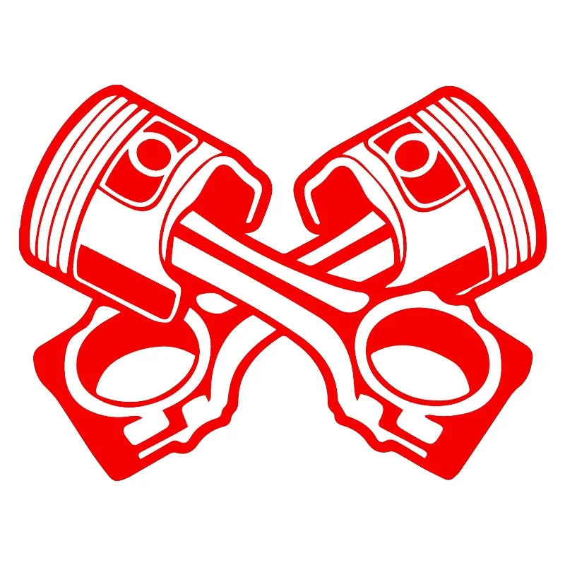 Sticker Engine Piston Pattern Motorcycle Stickers Supplies