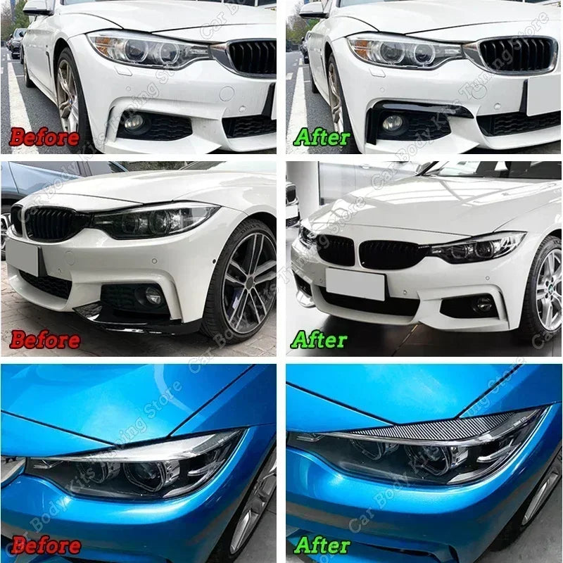 For BMW F32 F33 F36 420I Mp Front Bumper Lip Splitter Spoiler