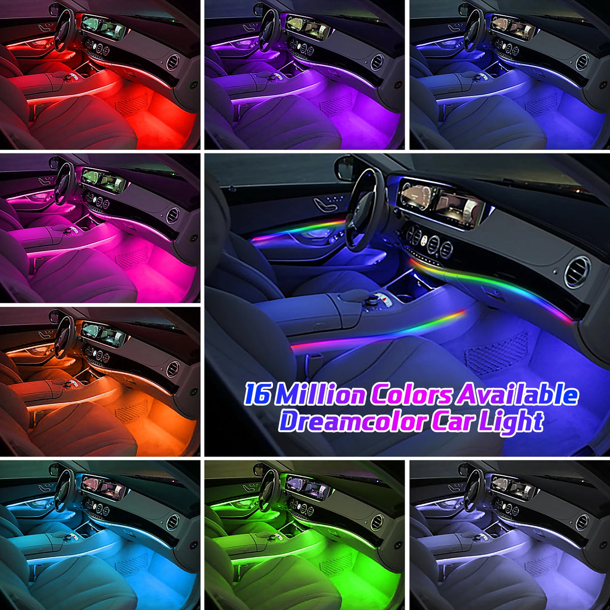 Symphony Ambient Acrylic Strip Guide Backlight Rainbow Atmosphere