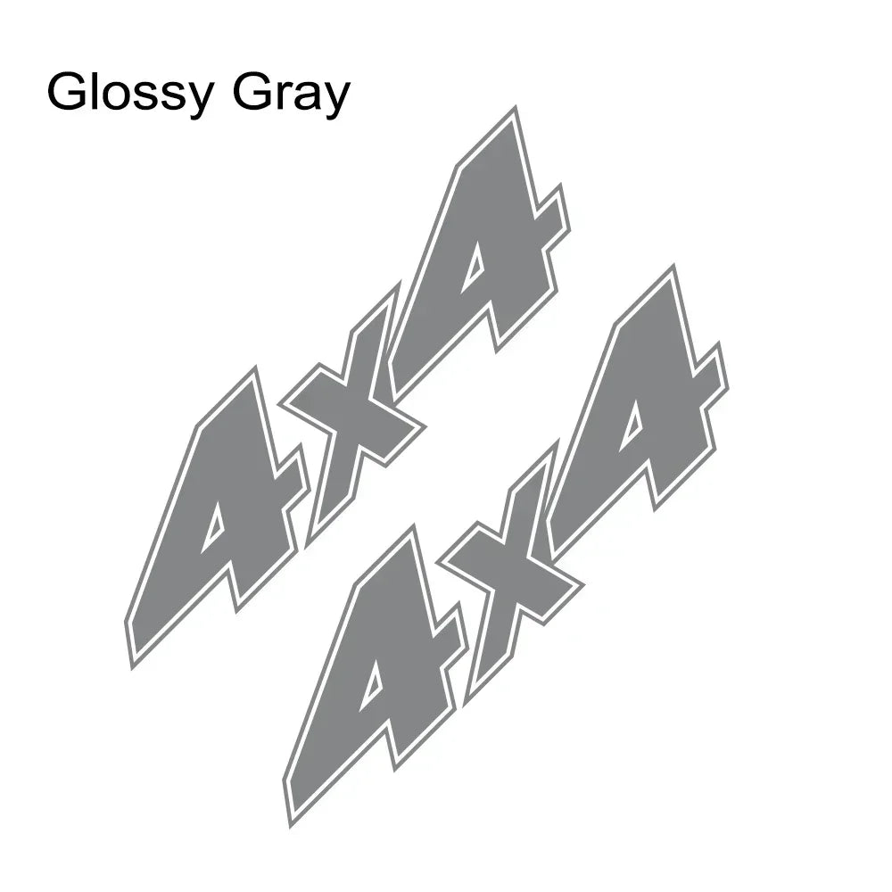 Sticker 2PCS Door Side Decal Pickup Rear 4X4 Vinyl