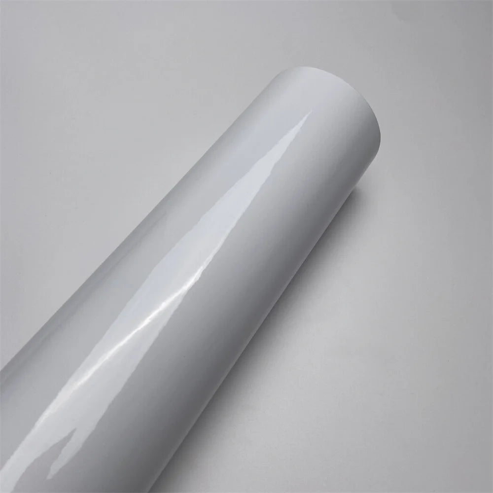 Bright White Vinyl Wrap self-adhesive Motorcycle Body Sticker