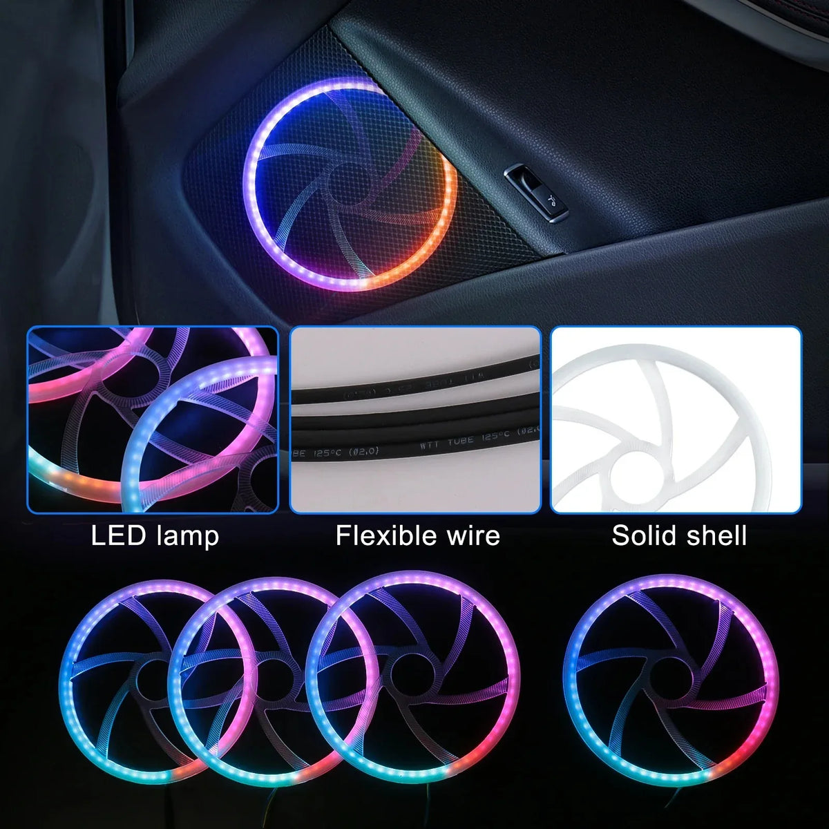 IN1 Smart Interior Ambient Lighting Welcome Mode Hidden Design