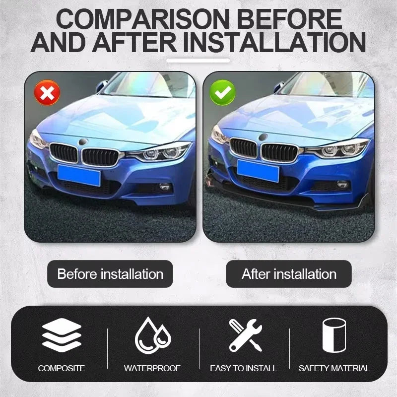 For Subaru Impreza Gu 2024-2026 Spoiler 5PCS Front Bumper Shovel