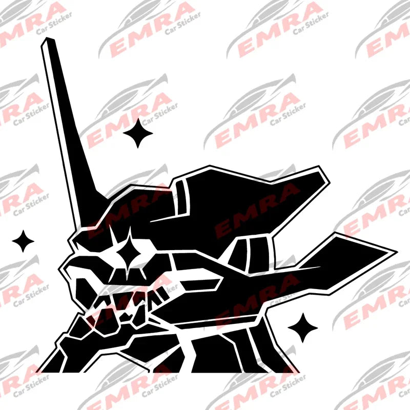 For Robot Jdm Sticker Decoration Bumper Anime Sticker Window